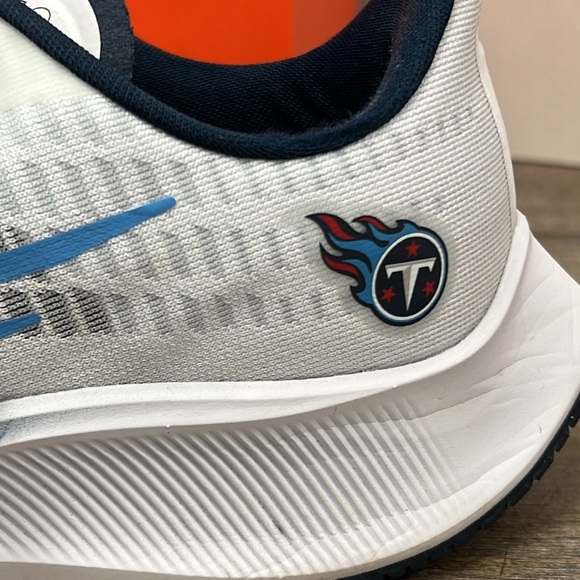 Nike Zoom Pegasus 37 Titans Running Shoes CZ5465-100 Men’s Size 10 Women’s 11.5 - Picture 5 of 16